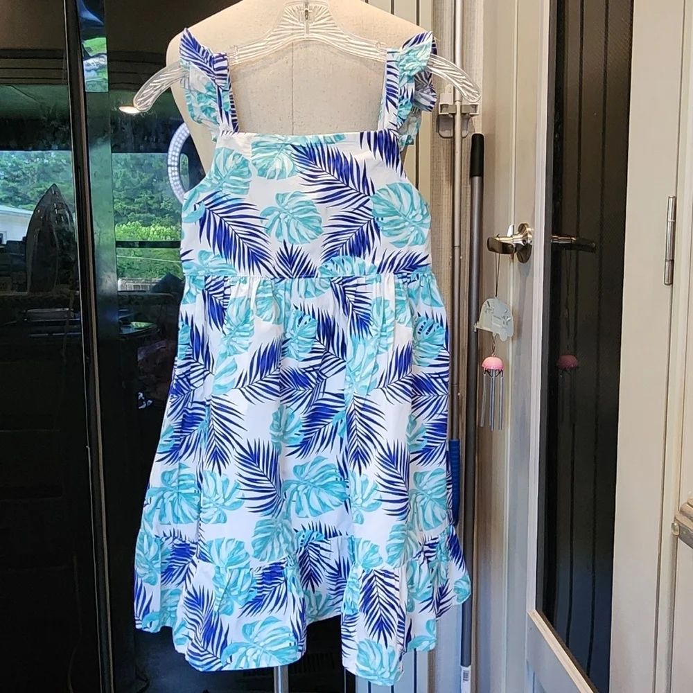 Gymboree Tropical Leaf Print Sundress